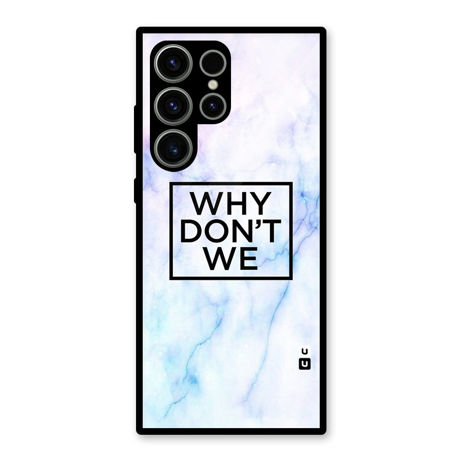 Why Dont We Glass Back Case for Galaxy S23 Ultra