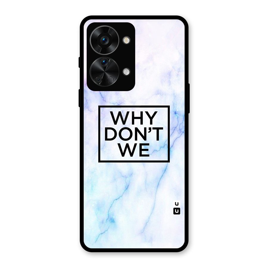 Why Dont We Glass Back Case for OnePlus Nord 2T
