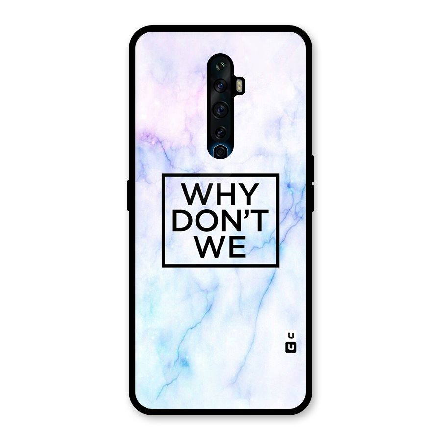 Why Dont We Glass Back Case for Oppo Reno2 F