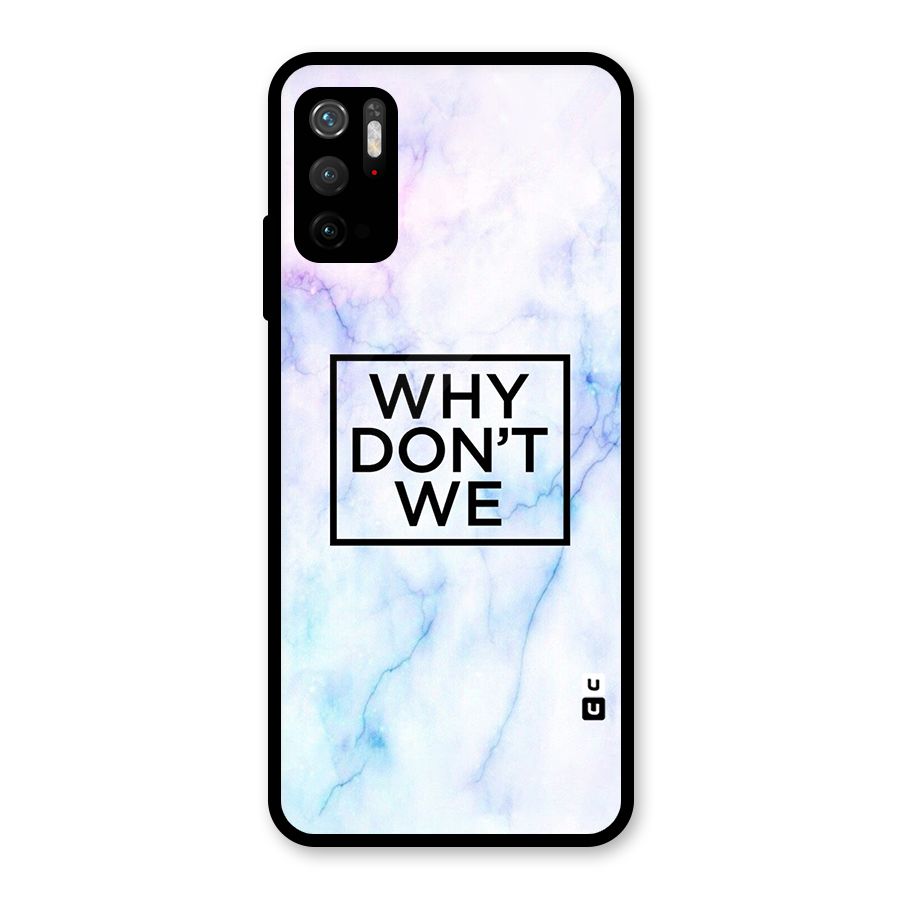 Why Dont We Glass Back Case for Poco M3 Pro 5G
