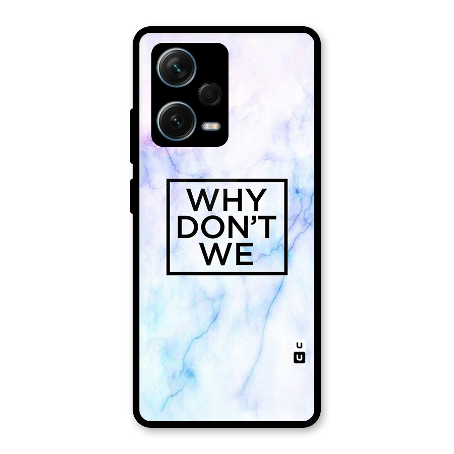 Why Dont We Glass Back Case for Redmi Note 12 Pro Plus 5G