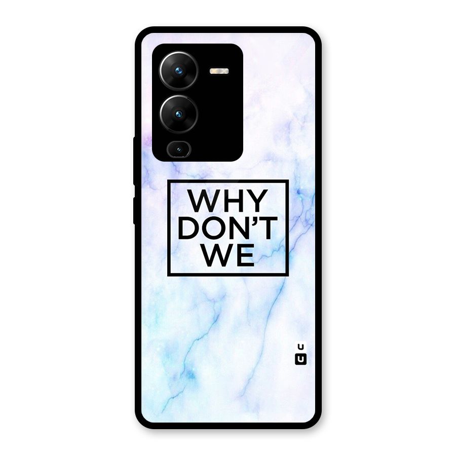 Why Dont We Glass Back Case for Vivo V25 Pro