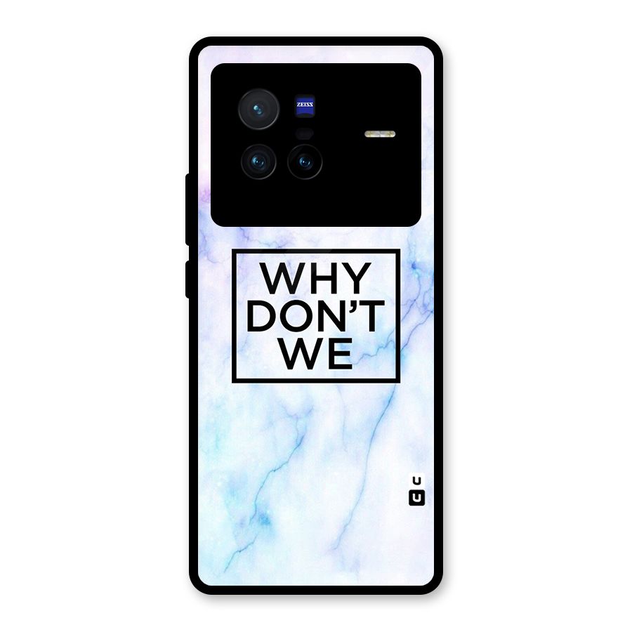Why Dont We Glass Back Case for Vivo X80