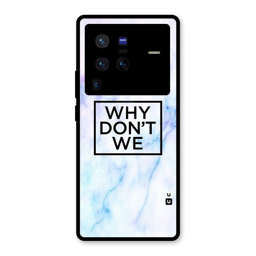 Why Dont We Glass Back Case for Vivo X80 Pro