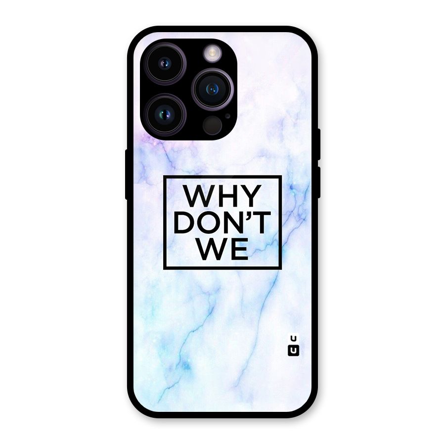 Why Dont We Glass Back Case for iPhone 14 Pro