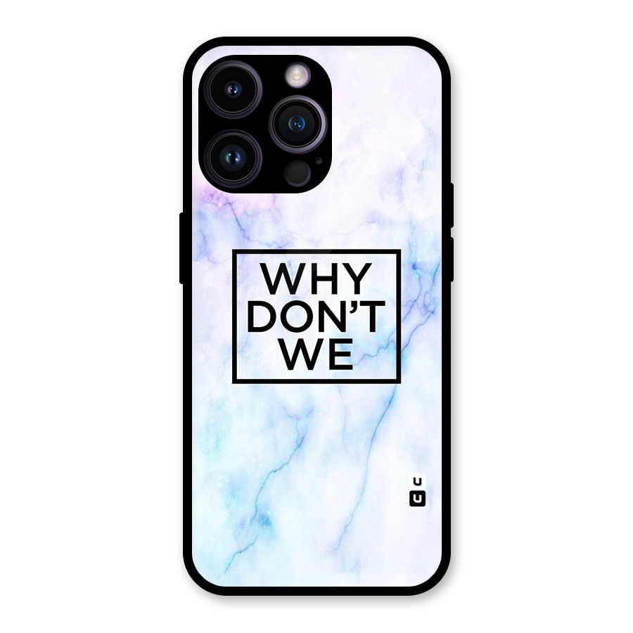 Why Dont We Glass Back Case for iPhone 14 Pro Max