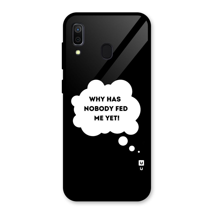 Why No Food Yet Glass Back Case for Galaxy A30