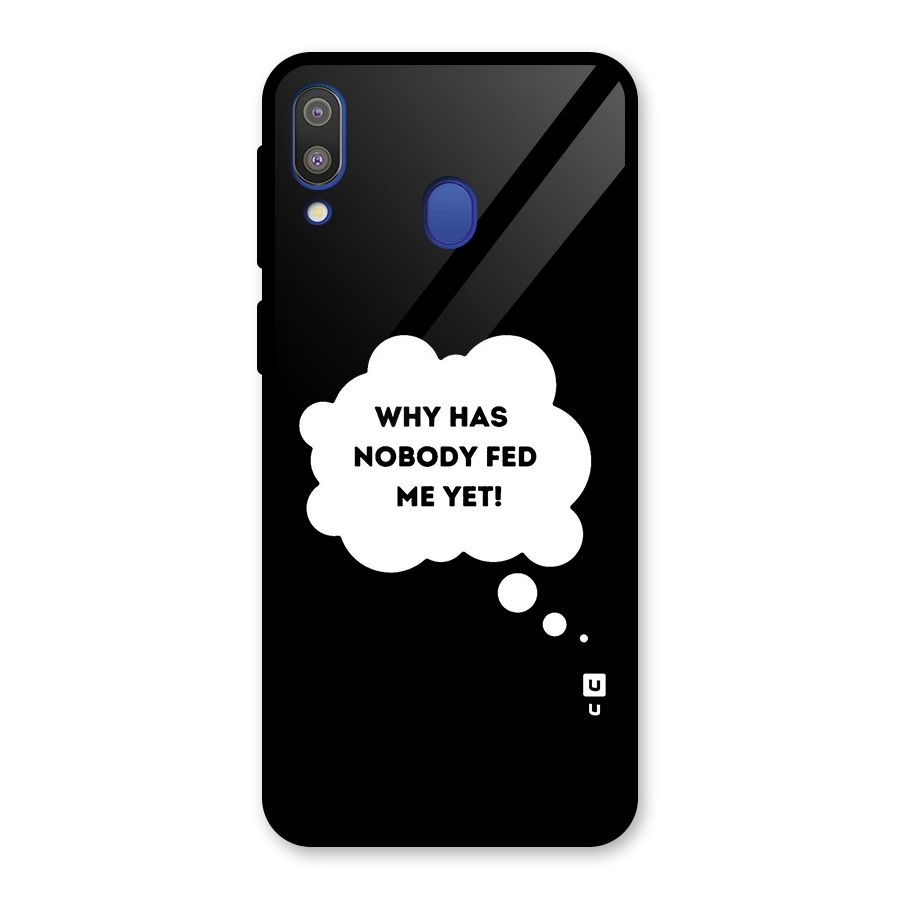 Why No Food Yet Glass Back Case for Galaxy M20