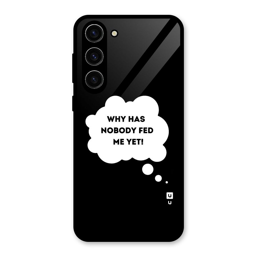 Why No Food Yet Glass Back Case for Galaxy S23 Plus