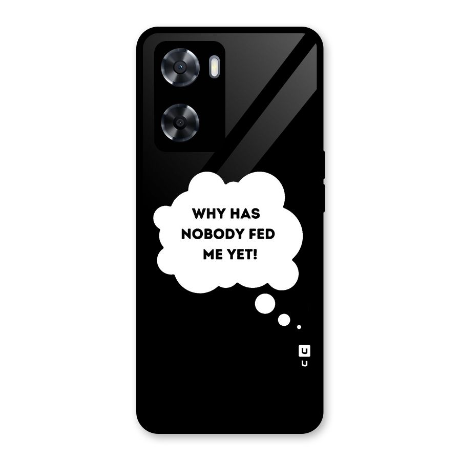 Why No Food Yet Glass Back Case for Oppo A57 2022
