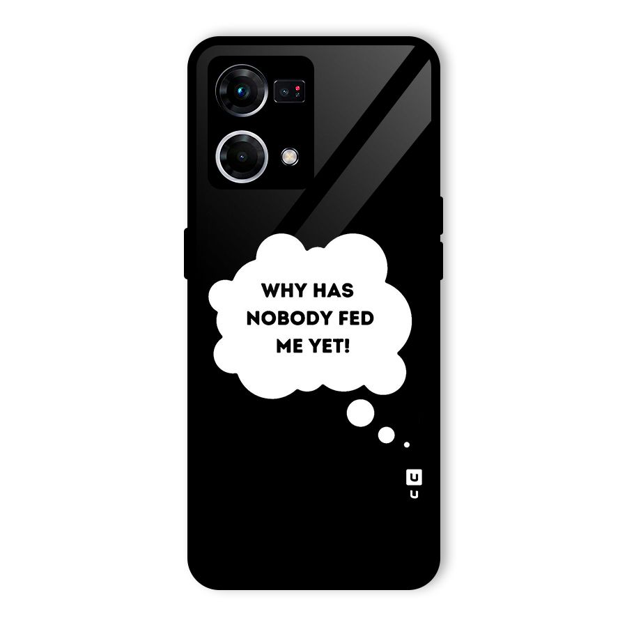Why No Food Yet Glass Back Case for Oppo F21s Pro 4G