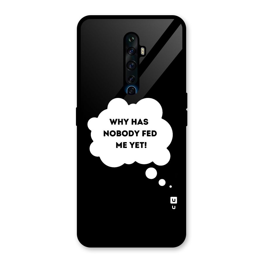 Why No Food Yet Glass Back Case for Oppo Reno2 F