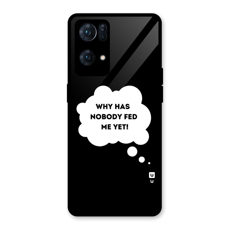 Why No Food Yet Glass Back Case for Oppo Reno7 Pro 5G