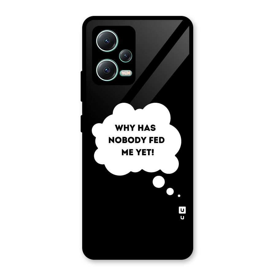 Why No Food Yet Glass Back Case for Redmi Note 12 5G