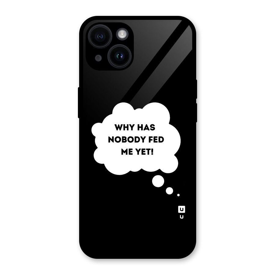 Why No Food Yet Glass Back Case for iPhone 14