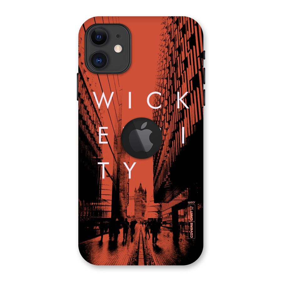 Wicked City Back Case for iPhone 11 Logo Cut