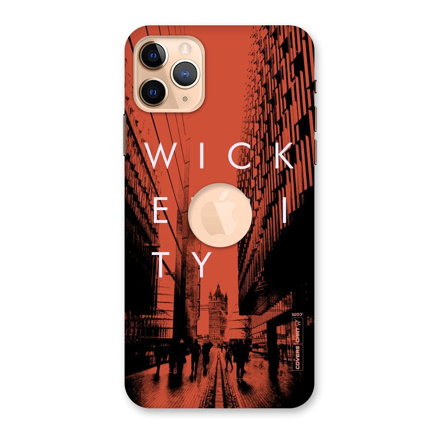 Wicked City Back Case for iPhone 11 Pro Max Logo Cut