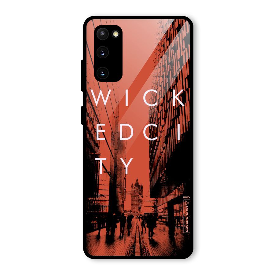 Wicked City Glass Back Case for Galaxy S20 FE 5G