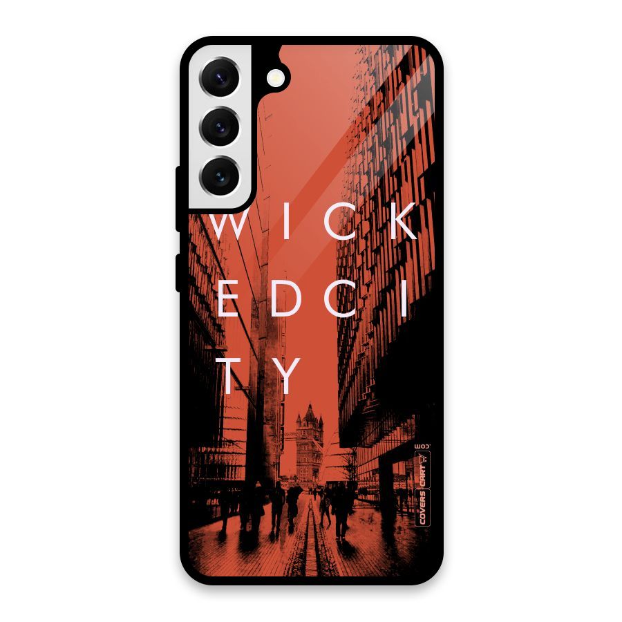 Wicked City Glass Back Case for Galaxy S22 Plus 5G