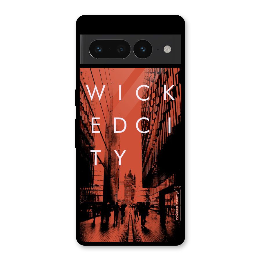 Wicked City Glass Back Case for Google Pixel 7 Pro
