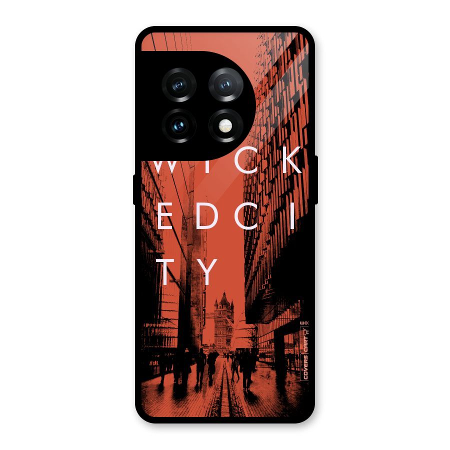 Wicked City Glass Back Case for OnePlus 11