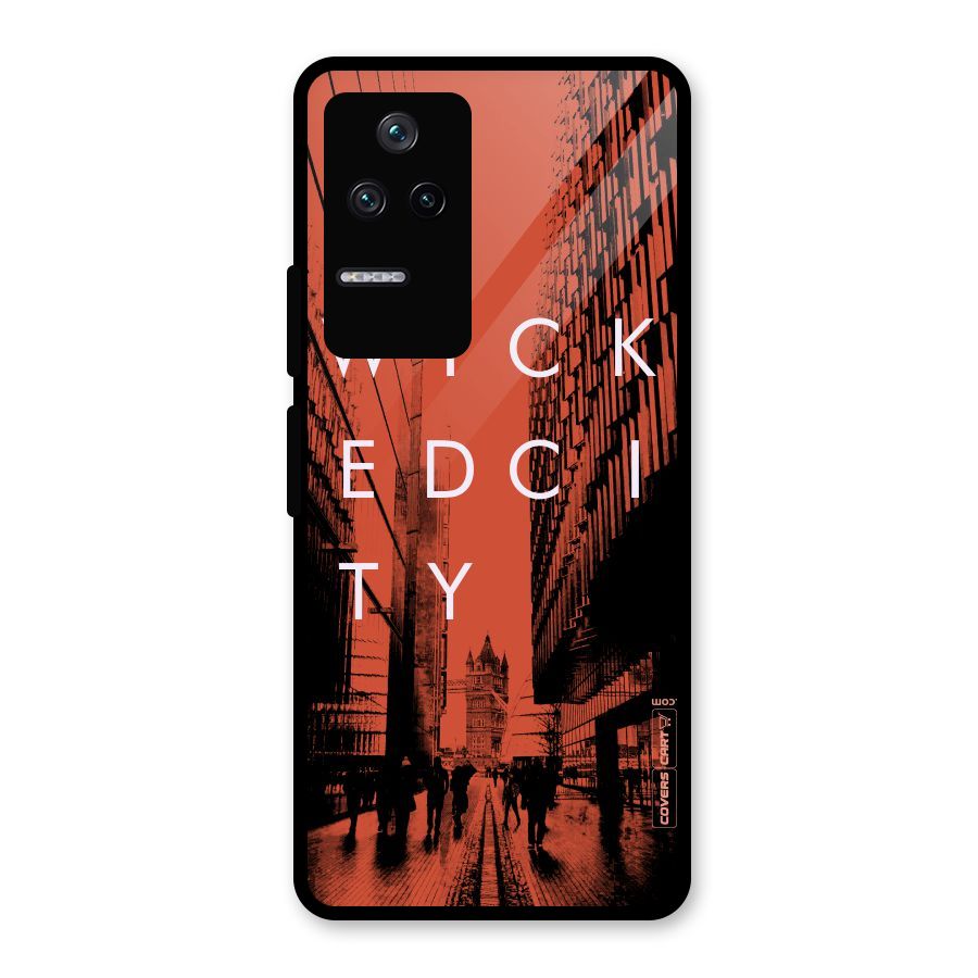 Wicked City Glass Back Case for Poco F4 5G