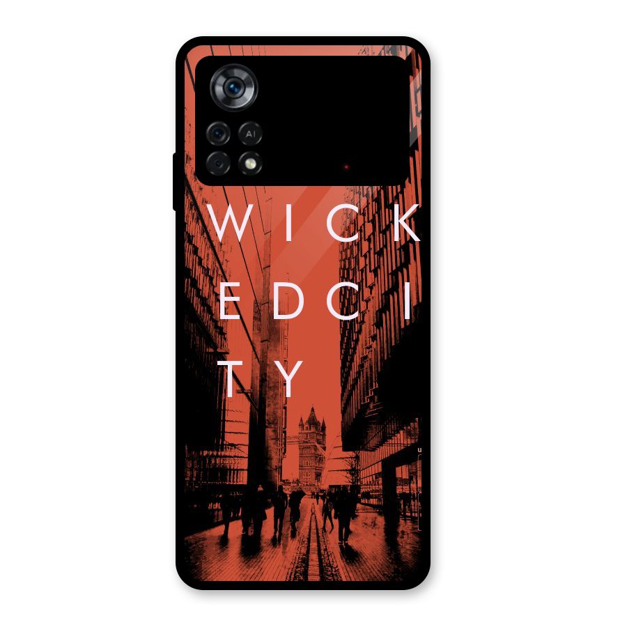 Wicked City Glass Back Case for Poco X4 Pro 5G