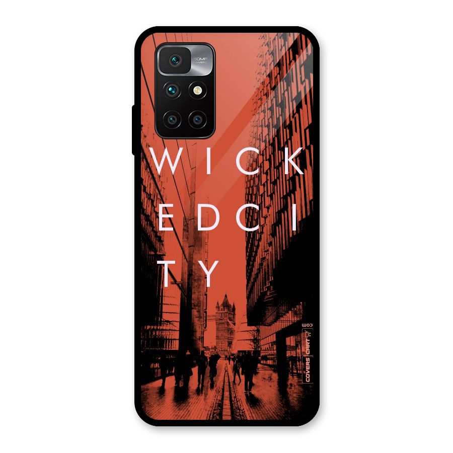 Wicked City Glass Back Case for Redmi 10 Prime