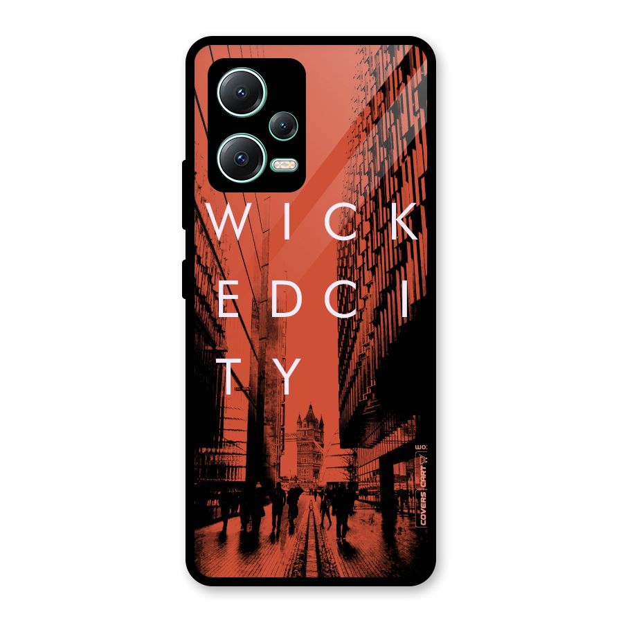 Wicked City Glass Back Case for Redmi Note 12 5G