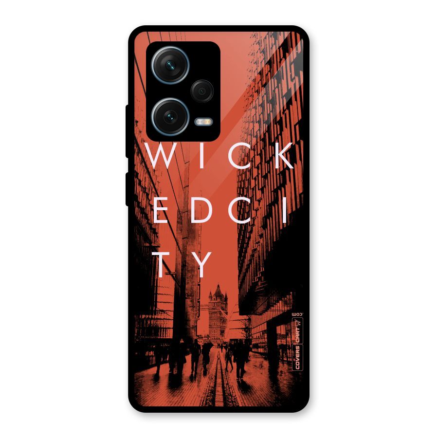 Wicked City Glass Back Case for Redmi Note 12 Pro Plus 5G