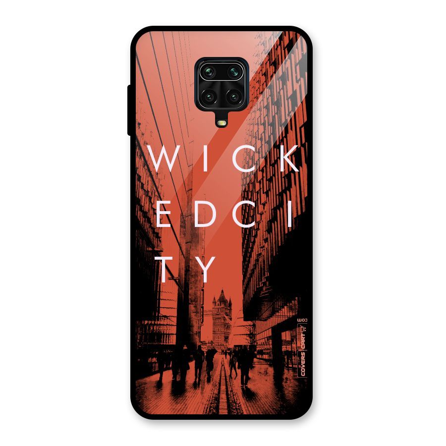 Wicked City Glass Back Case for Redmi Note 9 Pro Max