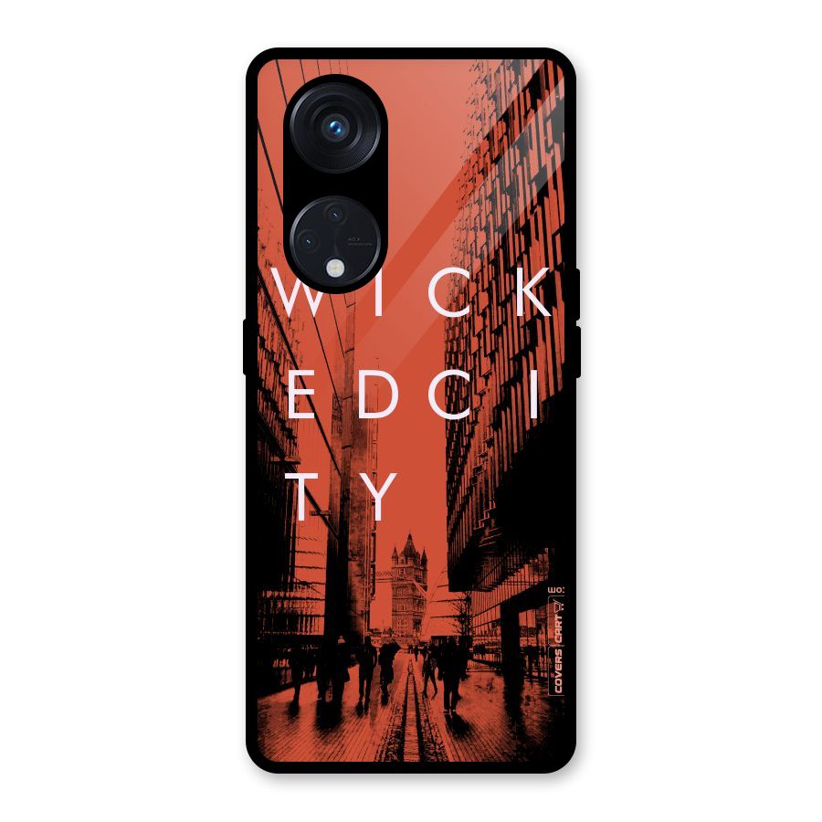 Wicked City Glass Back Case for Reno8 T 5G