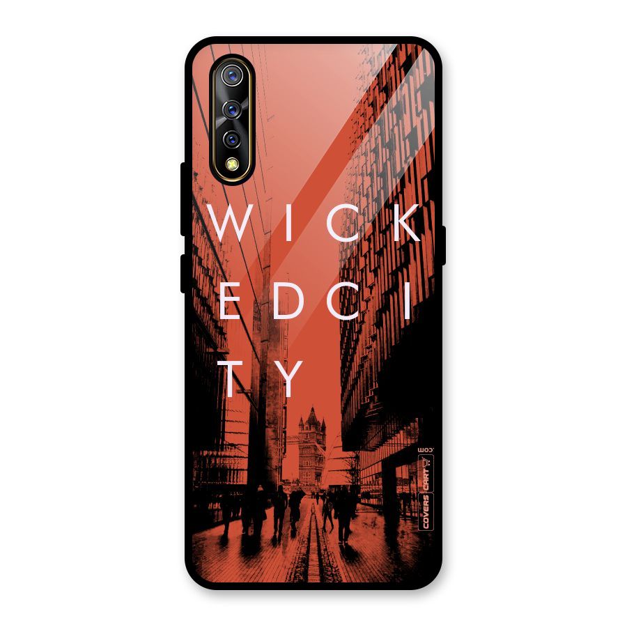 Wicked City Glass Back Case for Vivo S1