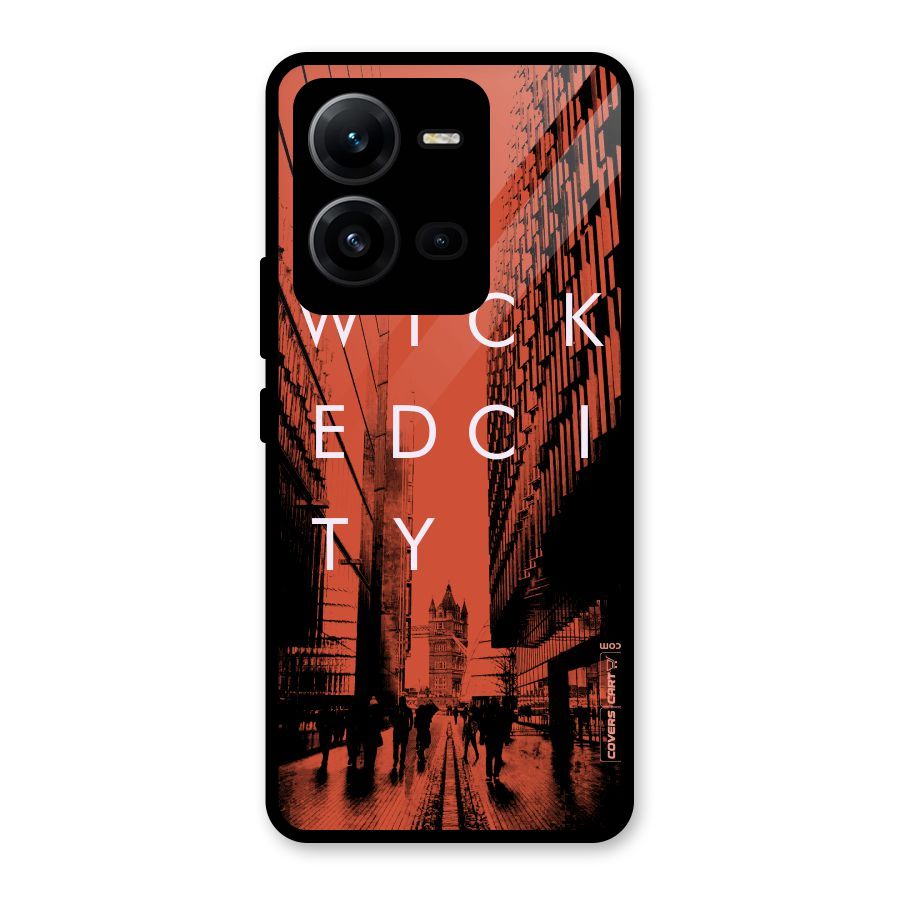 Wicked City Glass Back Case for Vivo V25