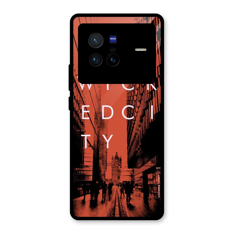 Wicked City Glass Back Case for Vivo X80