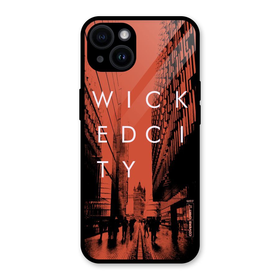Wicked City Glass Back Case for iPhone 14