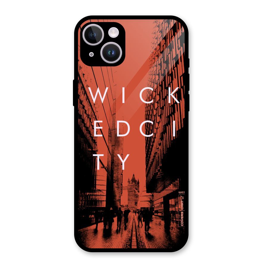 Wicked City Glass Back Case for iPhone 14 Plus
