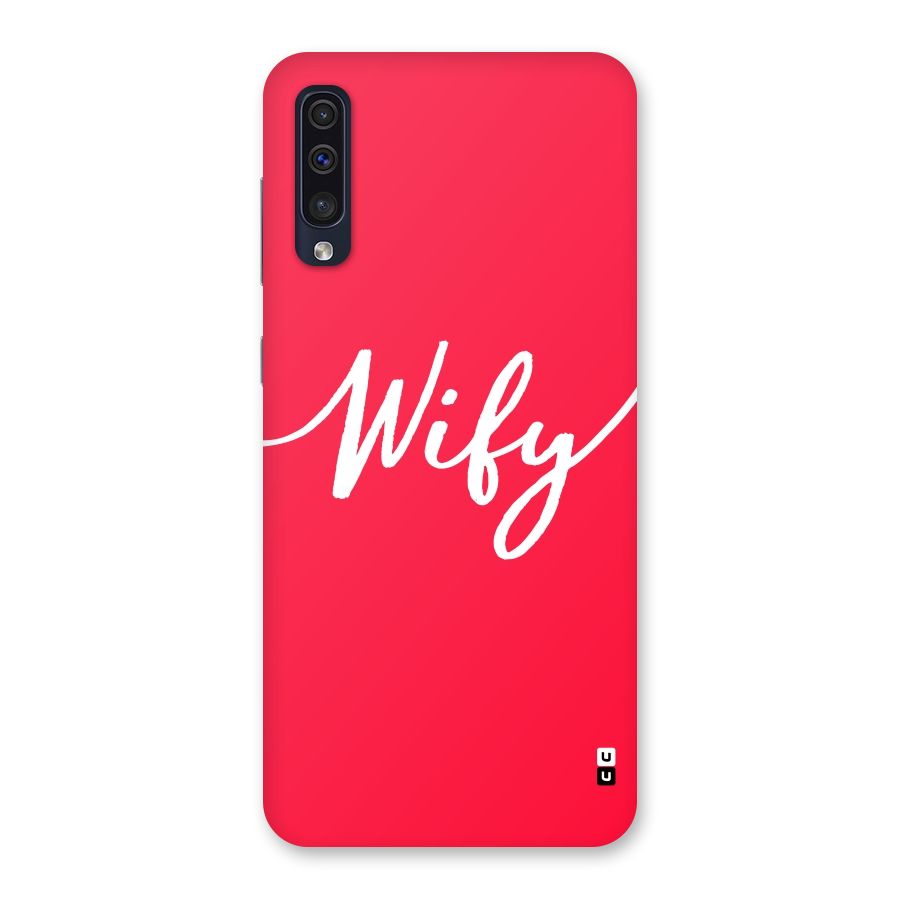 Wify Back Case for Galaxy A50s