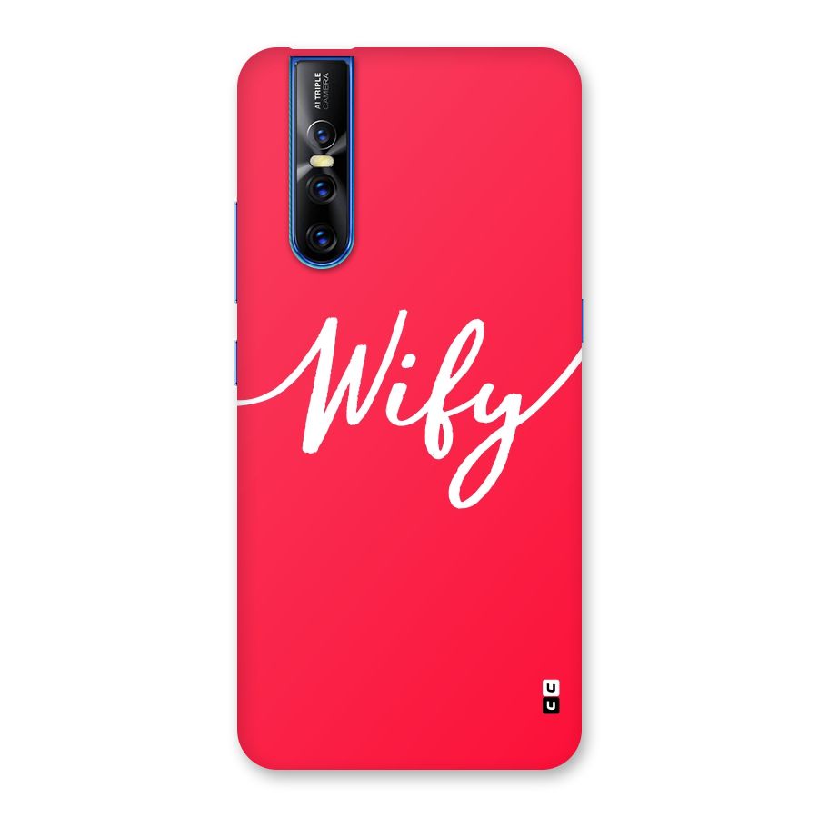 Wify Back Case for Vivo V15 Pro