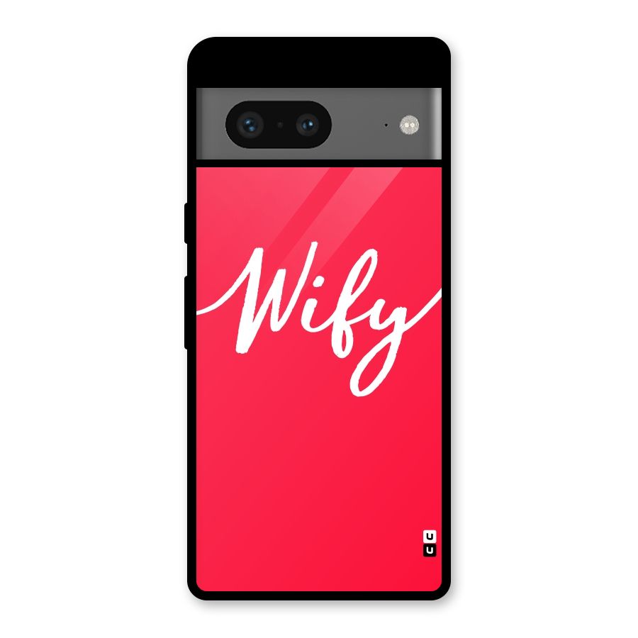 Wify Glass Back Case for Google Pixel 7