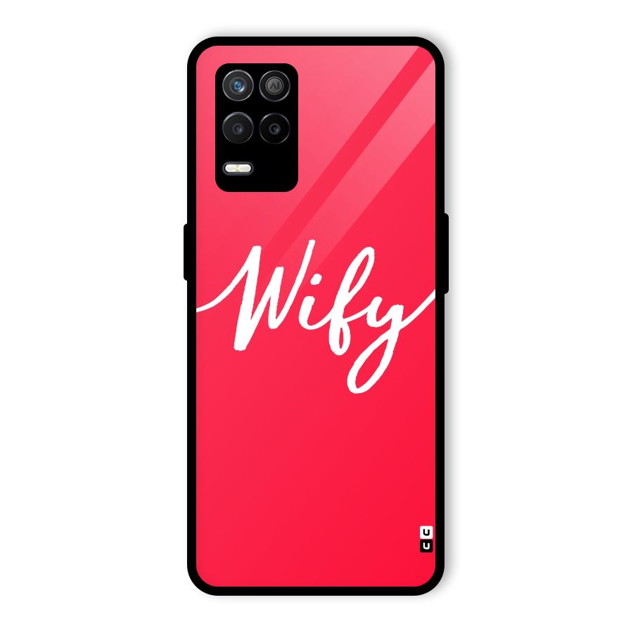 Wify Glass Back Case for Realme 8 5G