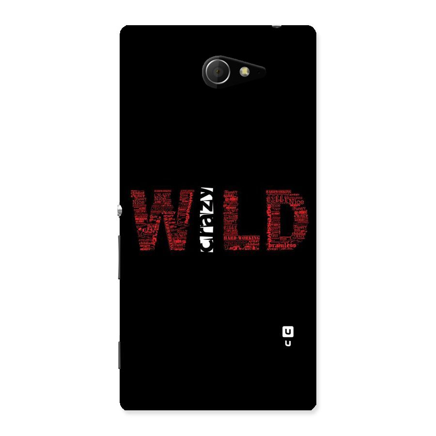 Wild Crazy Back Case for Sony Xperia M2