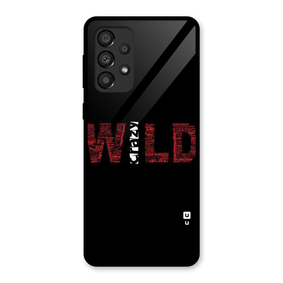 Wild Crazy Glass Back Case for Galaxy A33 5G