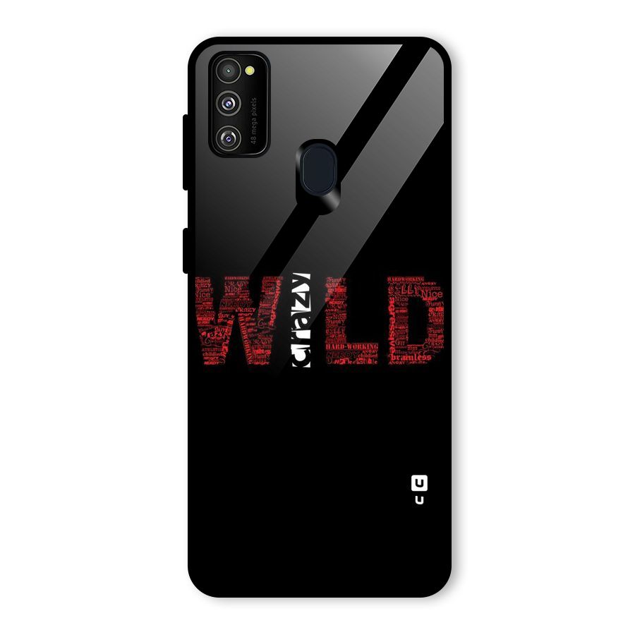 Wild Crazy Glass Back Case for Galaxy M30s