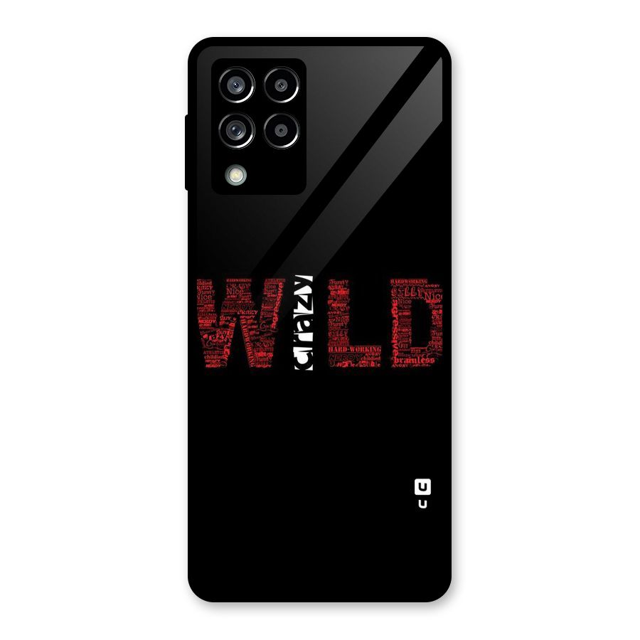 Wild Crazy Glass Back Case for Galaxy M53 5G