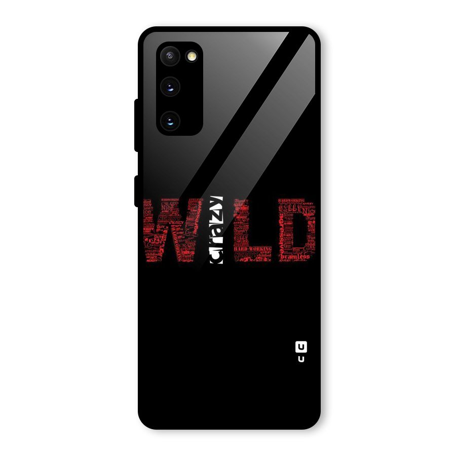 Wild Crazy Glass Back Case for Galaxy S20 FE 5G