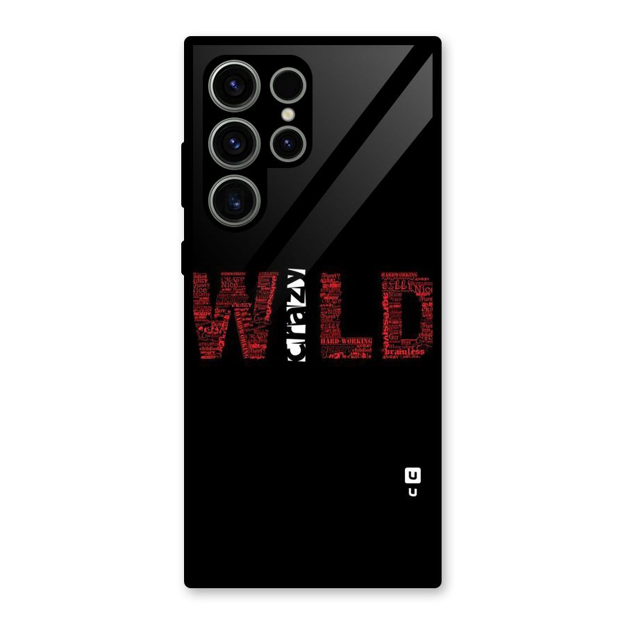Wild Crazy Glass Back Case for Galaxy S23 Ultra