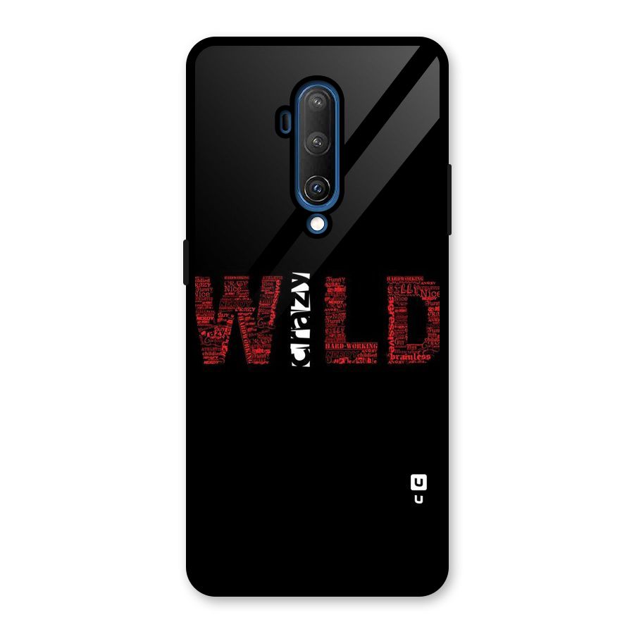 Wild Crazy Glass Back Case for OnePlus 7T Pro