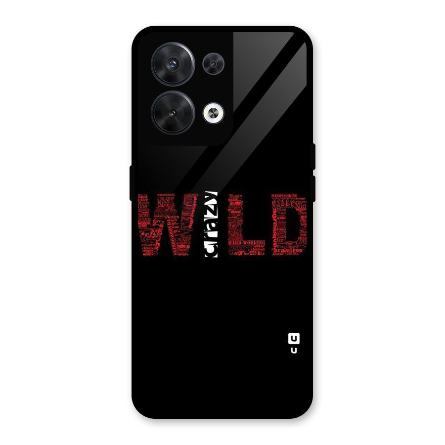 Wild Crazy Glass Back Case for Oppo Reno8 5G