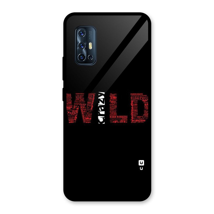 Wild Crazy Glass Back Case for Vivo V17